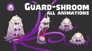 Guard-shroom All Animations | Plants vs Zombies 2 11.3.1