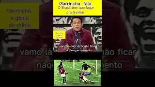 garrincha falando. Brasil tem que jogar pensando em ganhar
