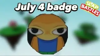 July 4 badge is not coming? | Slap Battles