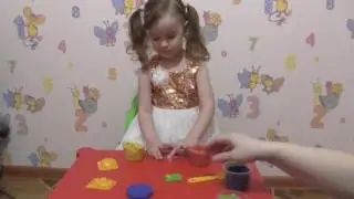 Распаковка кинетического, цветного песка с формочками Unpacking Kinetic color sand