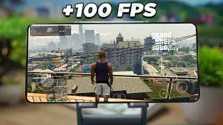ZEREI A VIDA!! GTA 5 no CELULAR A 100 FPS!! O FUTURO CHEGOU!