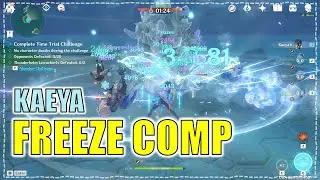 Genshin Impact Phantom Flow Day 6 Okuden - Kaeya Freeze Comp Gameplay