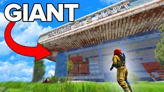 Rust but everything is GIANT… (Gas Station)