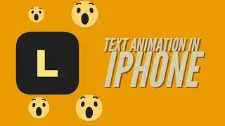Text Animation iPhone/Android App