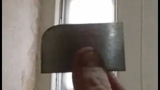 Card scrapes. For plasterers, modelers, restorers, etc. finishers.