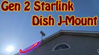 Alternative J-Mount for the 2nd Generation Starlink Rectangle Dish J-Pipe Mast Gen 2 Starlink Dishy