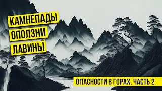 Mountain Dangers. Part 2. Rockfalls, Landslides, Avalanches