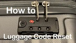How to Change Suitcase Lock Combination _TSA Lock Code change _ Luggage Lock code Reset