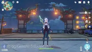Shenhe auto attack close up【Genshin Impact】