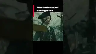 morning coffee  #funnyshorts #angel #piratesofthecaribbean