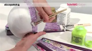 [Schritt für Schritt] - Décopatch Vase