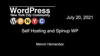 Self Hosting and Spinup WP