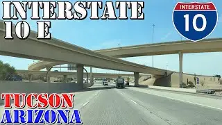 I-10 East - Tucson - Arizona - 4K Highway Drive