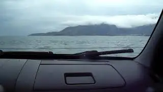 atravessando com a balsa para Ilhabela