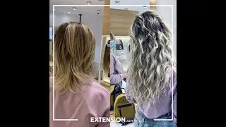 Melena más larga con extensiones adhesivas en EXTENSIONmania