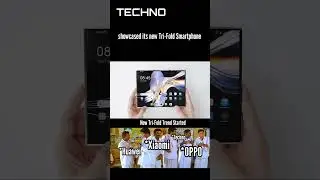 TECHNO also working on Tri-Fold Phone |But they differ by their Price for sure #tech #tamil #techno