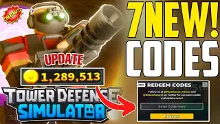 UPDATE!! *NEW* CODES⚠️TOWER DEFENSE SIMULATOR ROBLOX CODES 2025 TDS CODES 2025