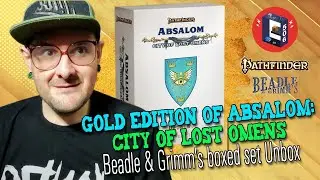 Gold Edition of Absalom: City of Lost Omens Unboxing our Holy Grail for Pathfinder HD