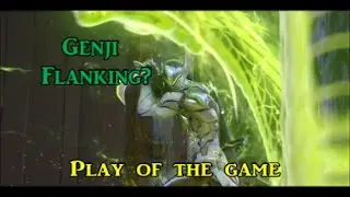 Overwatch: Genji flanking ? | play of the game