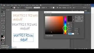 Opciones básicas para trabajar textos en  Illustrator