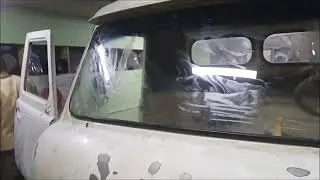 Как поменять ветровое стекло УАЗ-452.