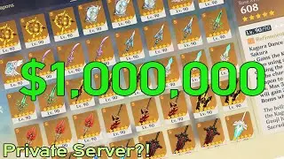 $1,000,000 Genshin Impact Account | How to get a Genshin Private Server