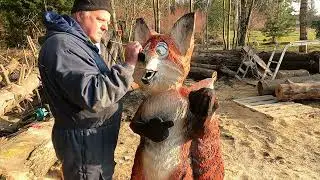 Chainsaw carving 