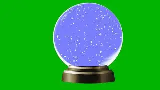 Snow Globe ----Two color green screen