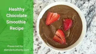 Healthy Chocolate Smoothie Recipe - Step by Step