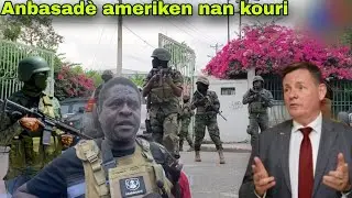 Anmwey Lame dayiti zam anlè Babekyou ranse twòp, Anbasadè ameriken an nan kouri