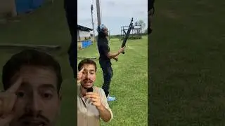 Disparo sale mal #armasdefuego #disparo #escopeta #militar #salud  #peliculas #cartucho #salemal