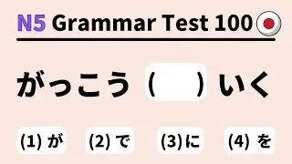 JLPT N5 Grammar Complete 100  (learn Japanese for beginner)