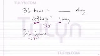 converting from hours to days