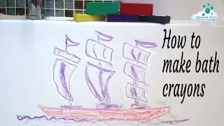🛁🖍️🖍️How to make Bath Crayons 🖍️🖍️🛁🛁