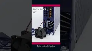 How to Replace an S6 Drive Cooling Fan | KEB #shorts