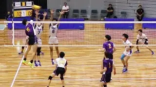 【国スポ近畿2024】少年男子 　京都 vs 滋賀 第１セット　＜男子バレーボール＞