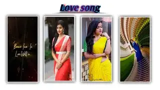 lyrics with love song video editing in Alight motion / trending video songs