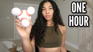ASMR | ONE HOUR OF ASMR FOR DEEP SLEEP | Massaging, Whispers & Soft Spoken 🧠💤☁️