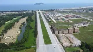 Put 3d buildings on a drone footage