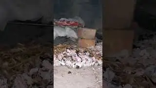 Копчение в печи