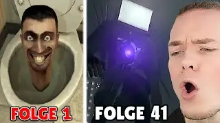 Wir SCHAUEN ALLE SKIBIDI TOILET EPISODEN an! 😲 (Folge 1-41)