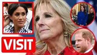 Jill Biden Denied Haz’s Plea To Help Meg Enter US Politic After Her Visit W Kate Prior To Coronation