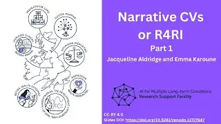 AIM RSF Grant writing workshops | Narrative CVs or R4RI part 1