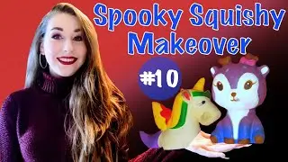Spooky Squishy Reindeer Makeover! Halloween Edition! Fixing Your Squishies with JamieLynnYTC!