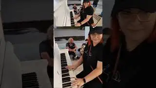 Мама поет на набережной❤ Танцы минус  #семья #прогулка #влог