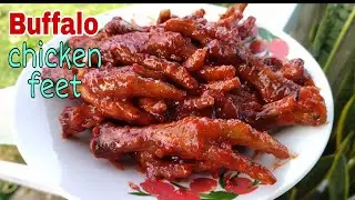 Sweet and Spicy Buffalo Chicken Feet recipe |Cooking ala Zen