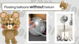 Balloon life hack ✨Floating balloons without helium| PartyWoo Balloon Tutorial