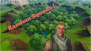 Random Squads with People on Fortnite ! ( I AM A BOT )