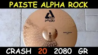 Paiste Alpha rock crash 20 test 2080 gr #206