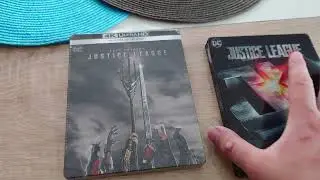 Unboxing Zack Snyder Justice League 4K Steelbook Édition and Comparison with Steelbook 2017